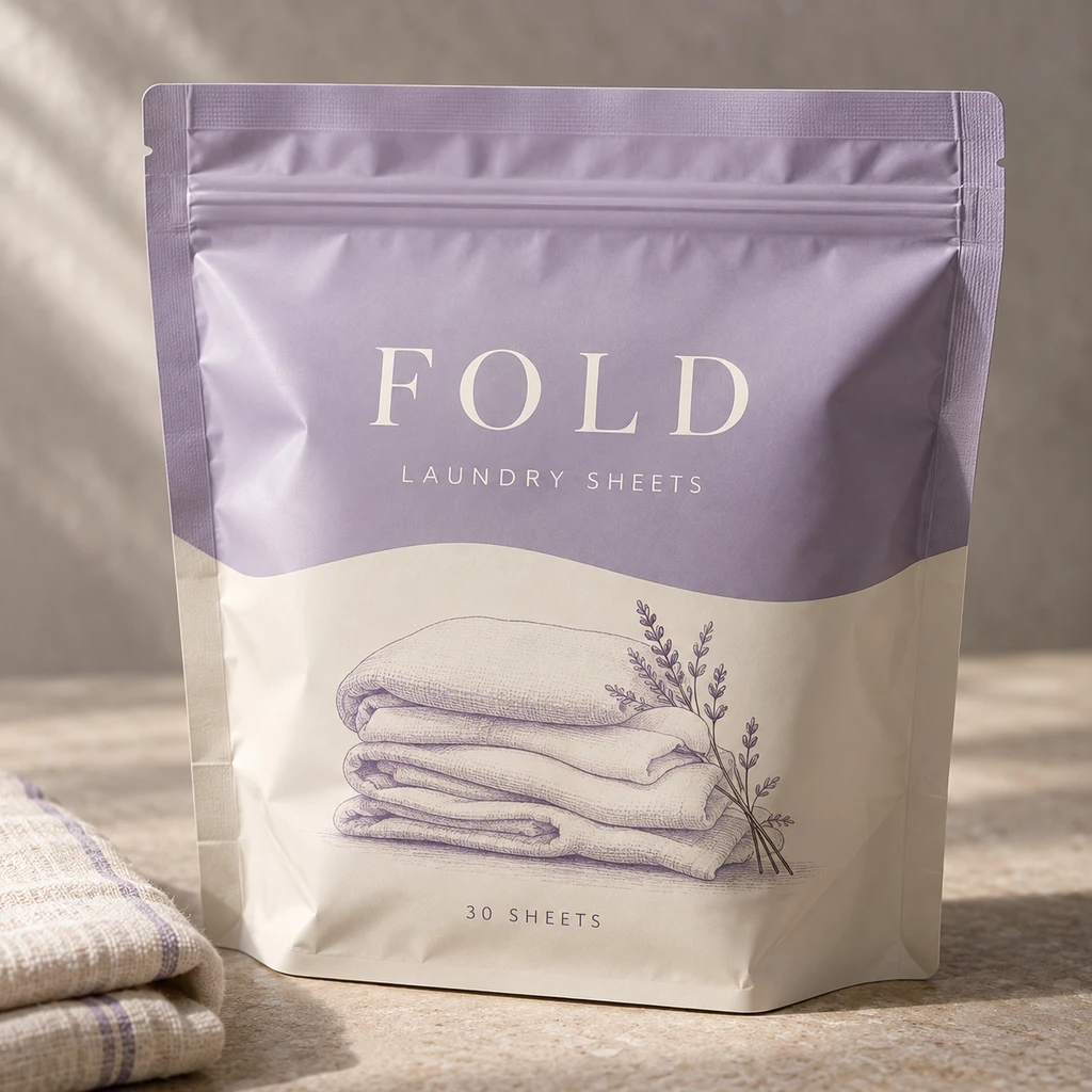 Illustrative flexible pouch concept for other consumer products; not an actual customer product